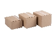 Boite en carton à rabats à hauteur variable double cannelure