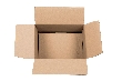 Boite en carton à rabats avec fond automatique pour montage instantané à hauteur variable double cannelure