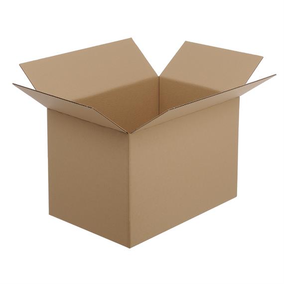 Boite en carton à rabats simple cannelure